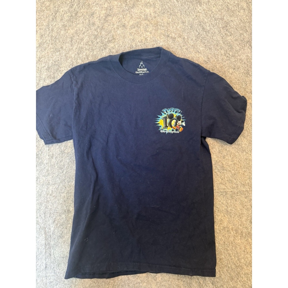 Y2K Disney World 100 Years of Magic T Shirt Small Mickey Buzz Woody 2001